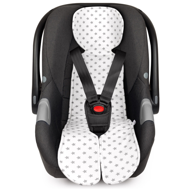 Jukki Anti-sweat cover for child car seat Gray Stars 5904506815098