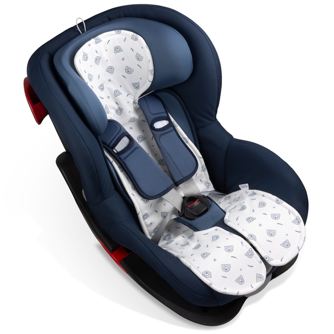 Jukki Αντι-ιδρωτικό κάλυμμα για παιδικό κάθισμα αυτοκινήτου  Teddy Bear Blue 5904506815166