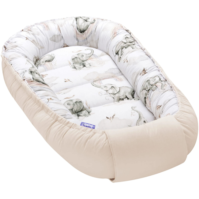 Jukki Baby Nest Cocoon 55x100 Elephant's Paradise 5904506808922