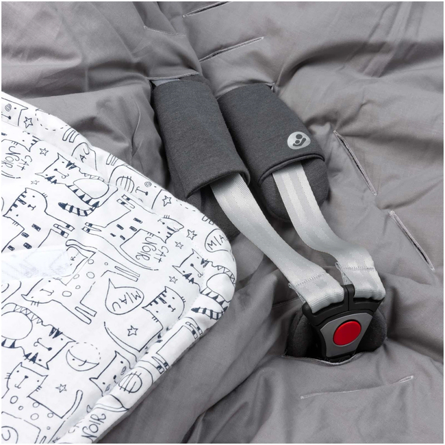 JUKKI Car Seat Blanket with Hood Hello Kitten