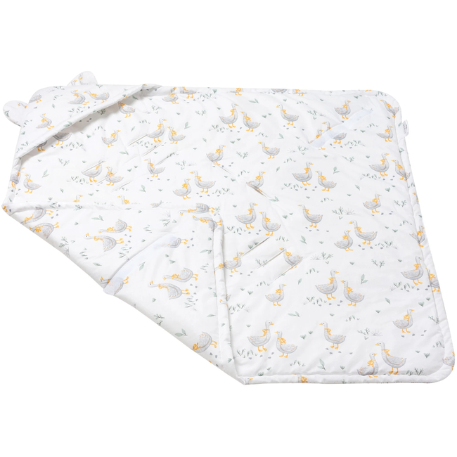 JUKKI Car Seat Blanket with Hood Madam Goose