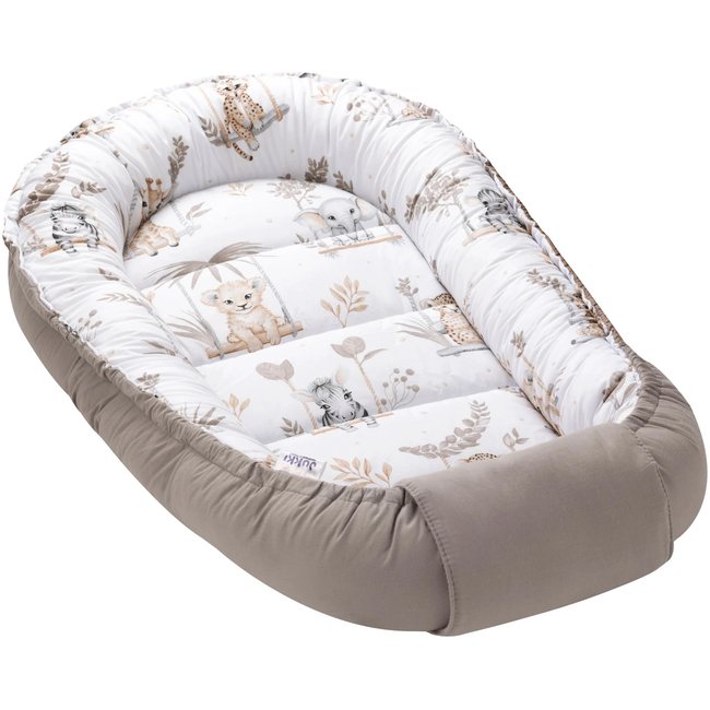 Jukki Baby Nest Cocoon 100x55 Happy Jungle 5904506821396