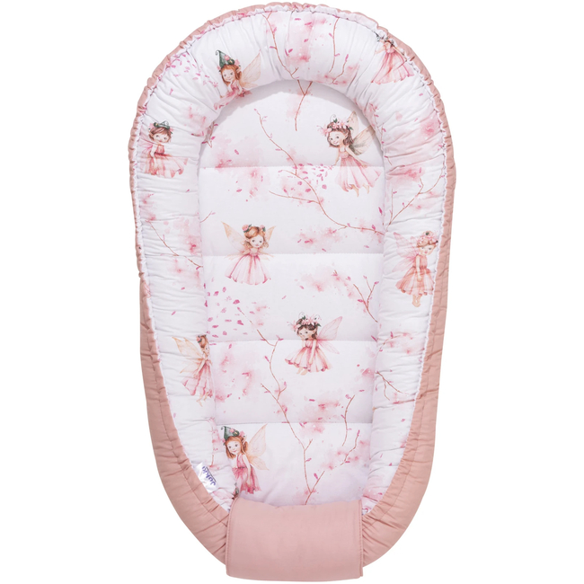 Jukki Baby Nest Cocoon Φωλιά Για Βρέφη 100x55 Διπλής Όψης Little Fairy 5904506824052