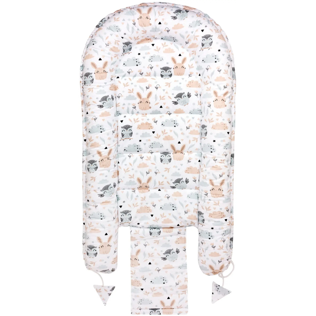 Jukki Baby Nest Cocoon Φωλιά Για Βρέφη 100x55 Διπλής Όψης Very Morning 5904506815371