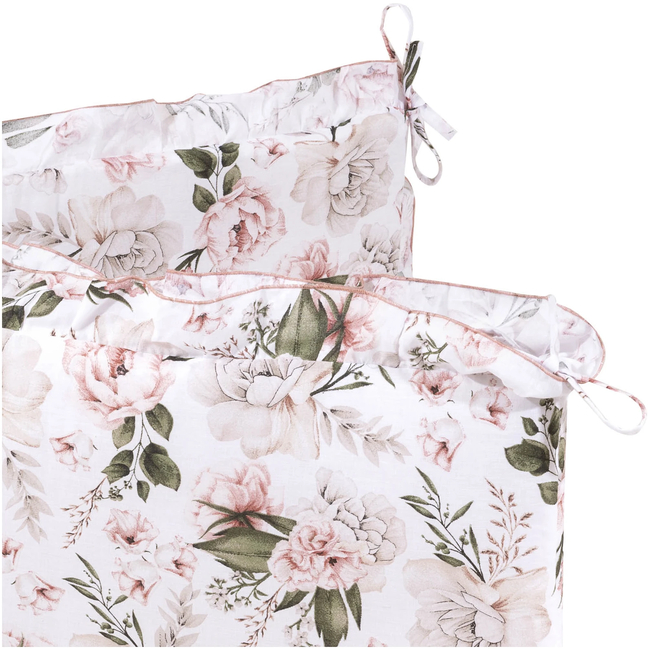 JUKKI XXL Βαμβακερή Πάντα Κούνιας 210 x 30 cm για κρεβάτι 140 x 70 cm Secret Garden