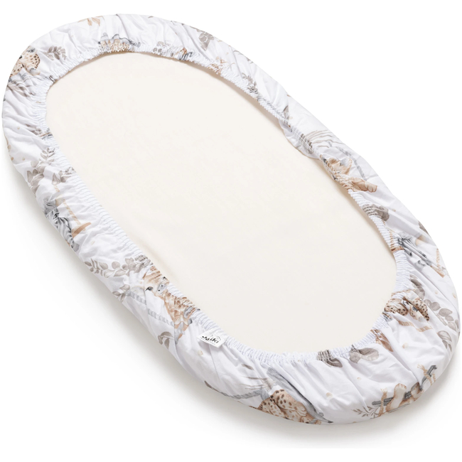 JUKKI Bed sheet with Elastic 100% Cotton 40x80 CM Happy Jungle 5904506821723