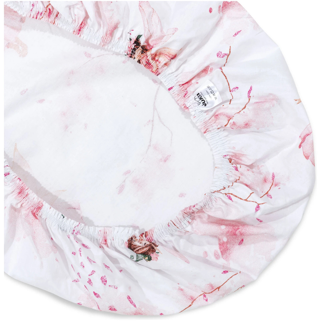 JUKKI Bed sheet with Elastic 100% Cotton 40x80 CM Little Fairy