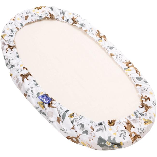 JUKKI Σεντόνι για καλαθούνα με Λάστιχο 100% Βαμβάκι 40x80 CM Magical Woodland