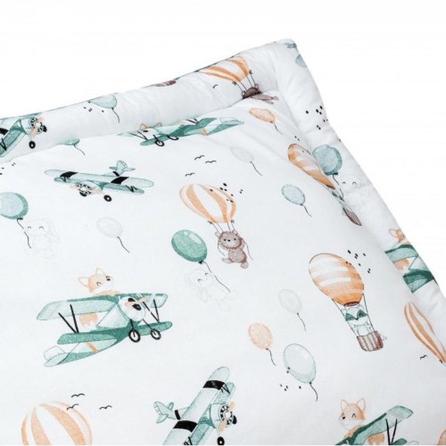 Jukki Φλατ Αντιπνικτικό Μαξιλάρι 40x60cm - Balloon Travel Minky 5904506805945