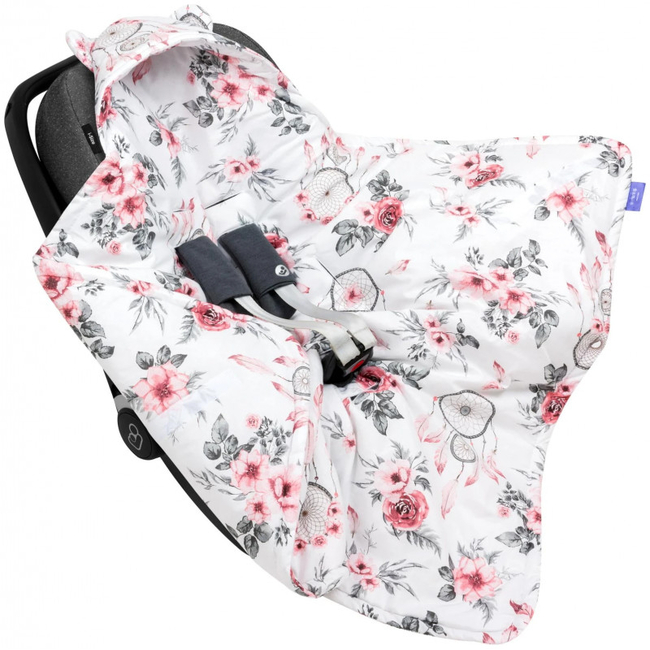 JUKKI Car Seat Blanket with Hood Summer Dream 5904506805198