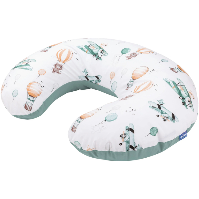 JUKKI Nursing Pillow with cover 60 x 40 x 15cm Balloon Travel