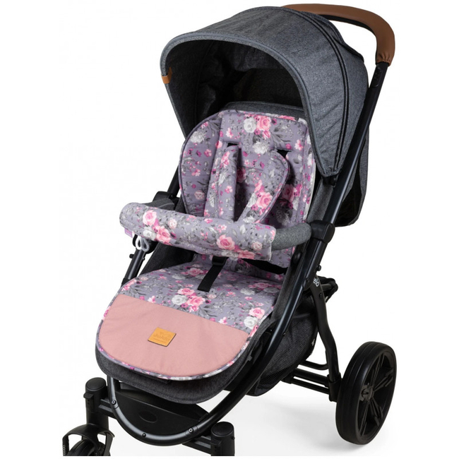 Jukki Protective Double-Sided Stroller Cover Tea Roses 5904506806355