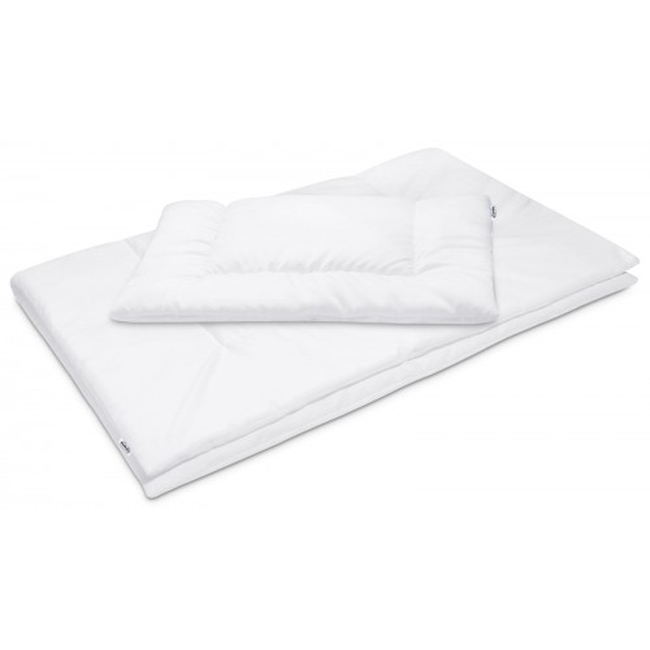 Βρεφικό σετ Πάπλωμα και Μαξιλάρι Jukki 135x100 / 60x40cm - White 5907534757033