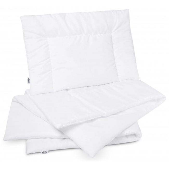 Βρεφικό σετ Πάπλωμα και Μαξιλάρι Jukki 135x100 / 60x40cm - White 5907534757033