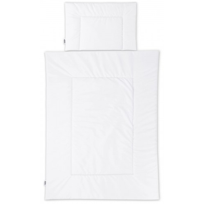 Βρεφικό σετ Πάπλωμα και Μαξιλάρι Jukki 135x100 / 60x40cm - White 5907534757033