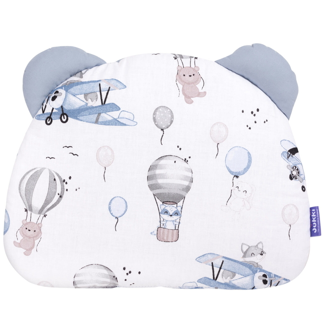 Jukki Χειροποίητο Σετ Baby Nest 5 τμχ Φωλιά Μωρού 90x50cm 0+μηνών balloon travel blue 5904506810741