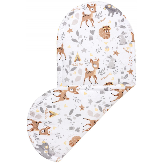 Jukki Baby Φωλιά Για Βρέφη 100x55 Σετ 5 τμχ Υφασμα Magical Woodland 5904506803545