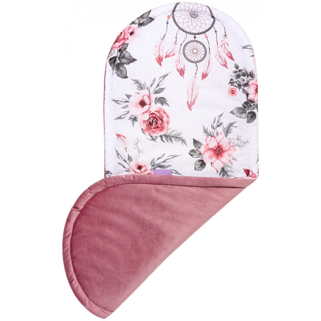 Jukki Χειροποίητο Σετ Baby Nest 5 τμχ Φωλιά Μωρού 90x50cm 0+μηνών Summer Dream Old Rose 5904506805778