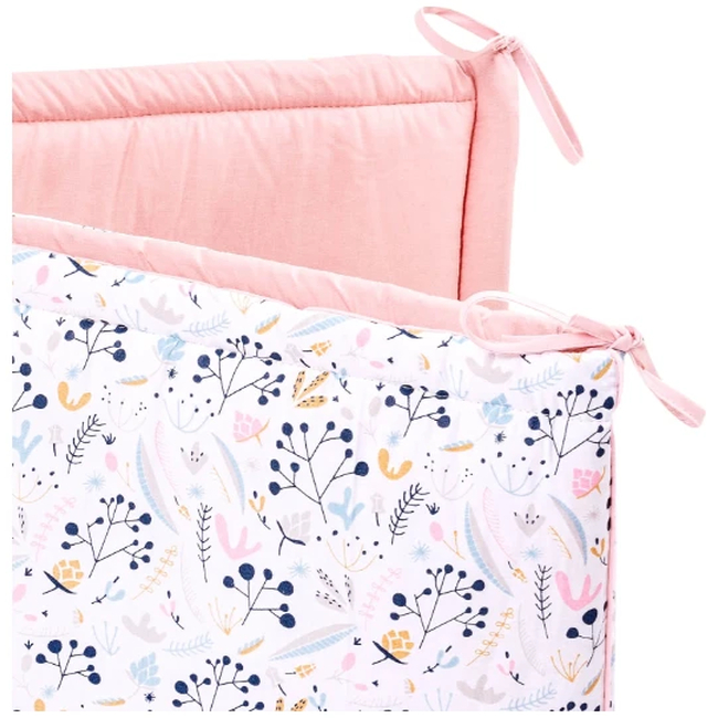 JUKKI Cot Bumper 210 x 30 cm for Bed 140 x 70 cm Soft Meadow 5904506804399
