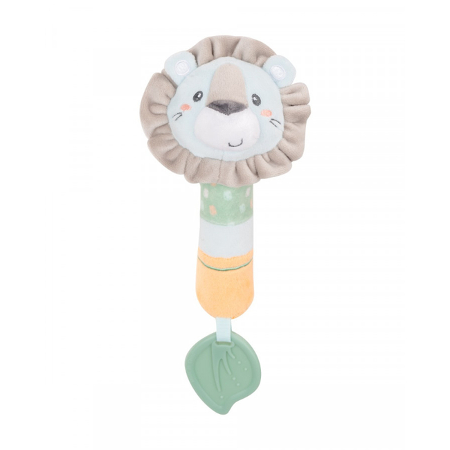 Squeaker toy with teether Jungle King
