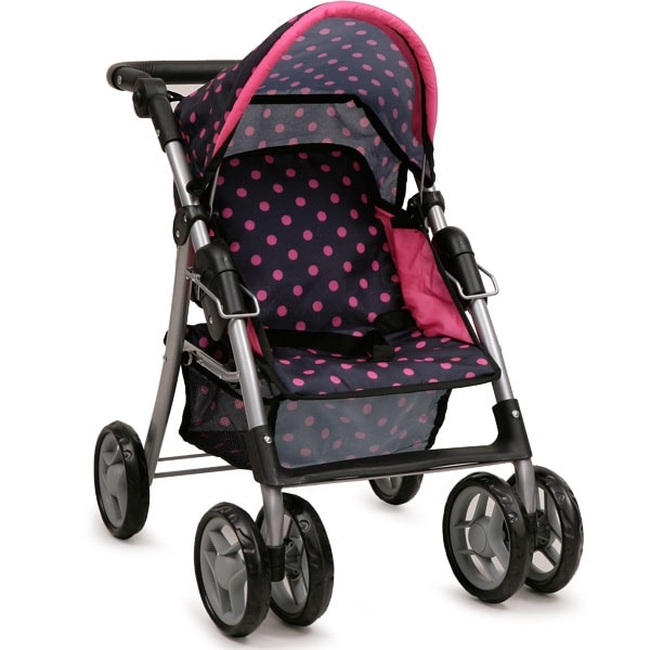 Cangaroo Pinky Dots Doll Stroller (9352)