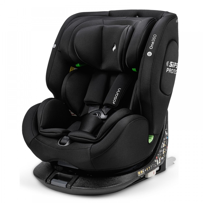 Osann One 360 S i-Size 76-150εκ Παιδικό Κάθισμα 0-36 kg All Black 108301243