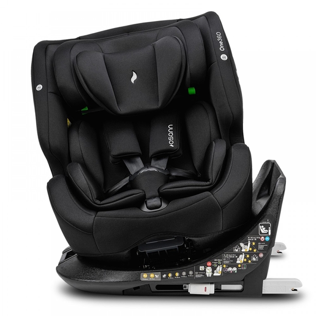 Osann One 360 S i-Size 40-150cm Child Seat 0-36 kg All Black 108301243
