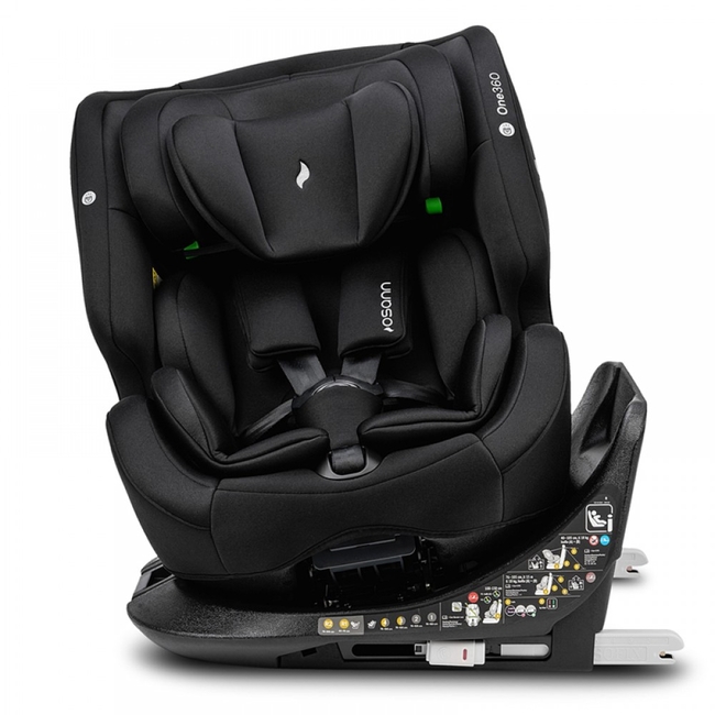 Osann One 360 S i-Size 76-150εκ Παιδικό Κάθισμα 0-36 kg All Black 108301243
