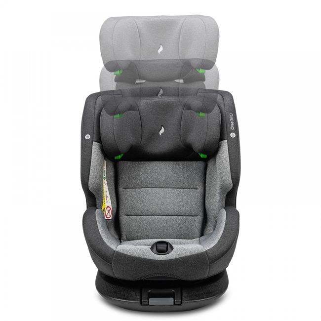 Osann One 360 S i-Size 40-150cm Child Seat 0-36 kg Universe Gray 108301252