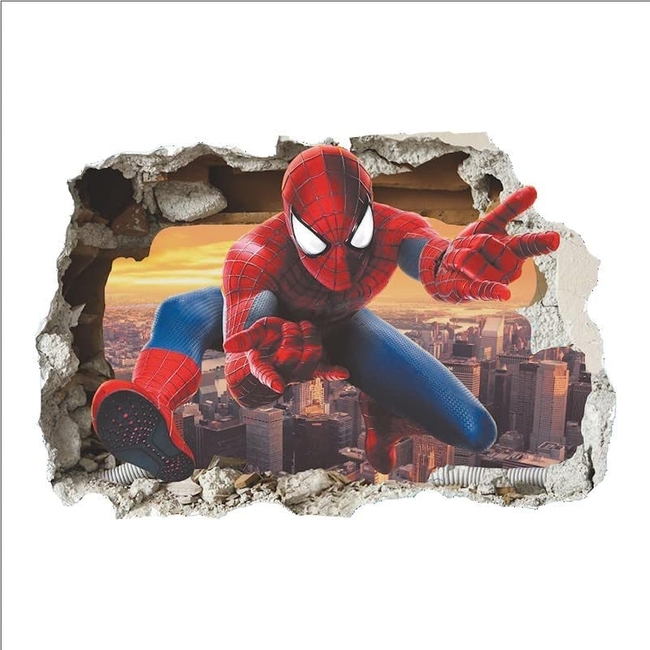 KIBI Αυτοκόλλητα Τοίχου Για Παιδικό Δωμάτιο xxl 43x65cm Spiderman