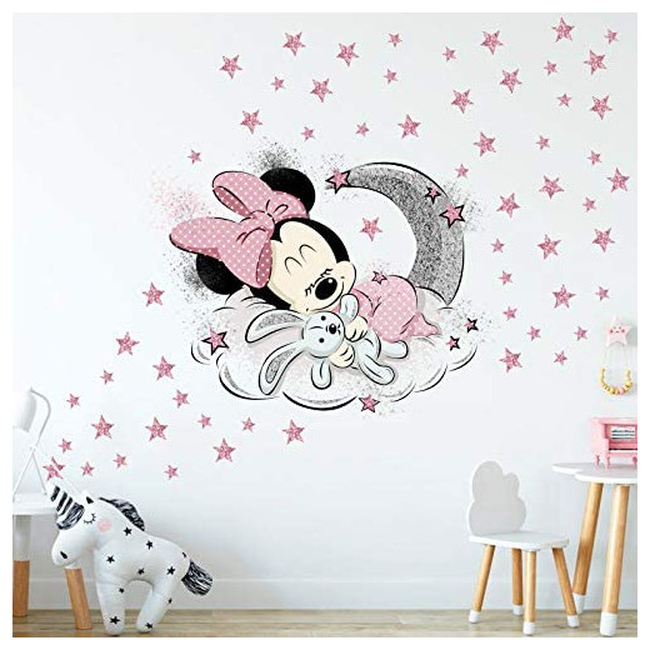 KIBI Wallstickers For Baby Room xxl Minnie X0016ONGPN