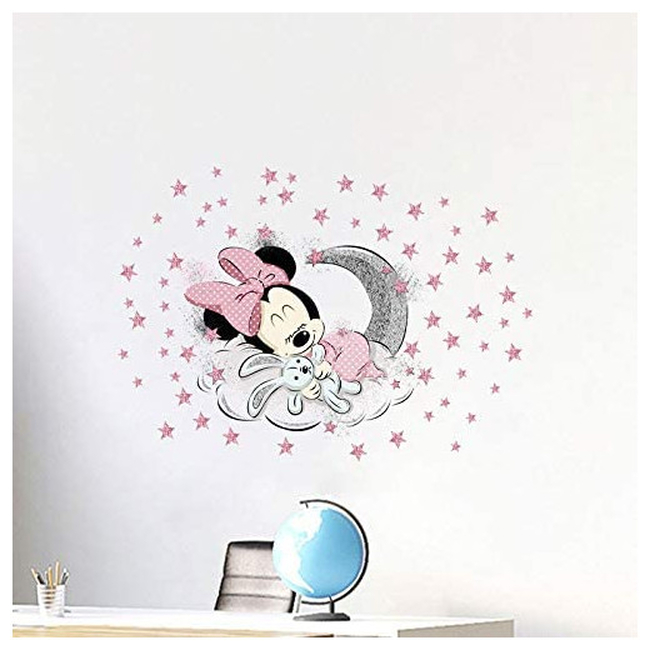 KIBI Wallstickers For Baby Room xxl Minnie X0016ONGPN