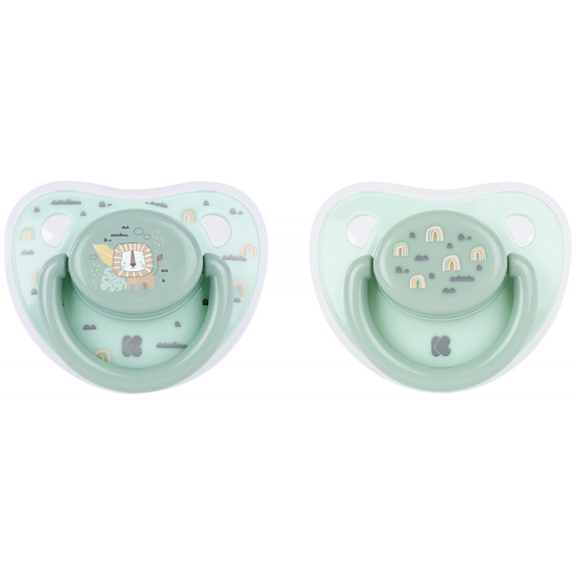 Kikka Boo Pacifier 0-6m 2pcs Savanna Mint 31303010043