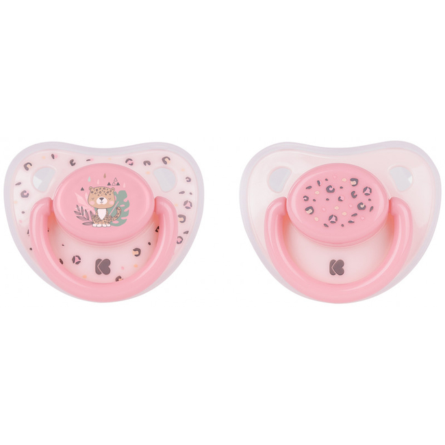 Kikka Boo Pacifier 0-6m 2pcs Savanna Pink 31303010042