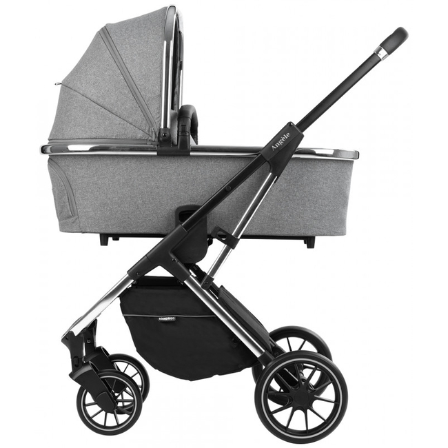 Kikka Boo Angele 3 in 1 Σύστημα Μεταφοράς έως 22kg (ΔΩΡΟ ΗΛΕΚΤ.ΘΗΛΑΣΤΡΟ ΑΞΙΑΣ 47€) με Αξεσουάρ Chrome Grey 31001010188