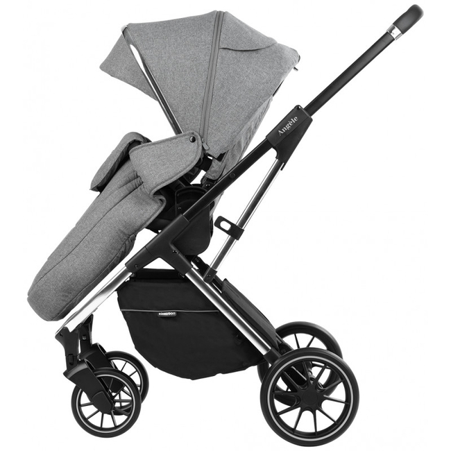 Kikka Boo Angele 3 in 1 Σύστημα Μεταφοράς έως 22kg (ΔΩΡΟ ΗΛΕΚΤ.ΘΗΛΑΣΤΡΟ ΑΞΙΑΣ 47€) με Αξεσουάρ Chrome Grey 31001010188
