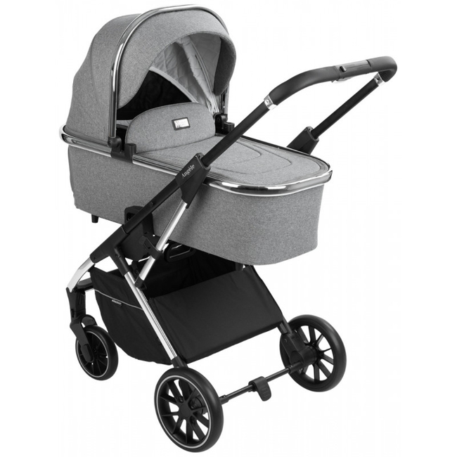 Kikka Boo Angele 3 in 1 Σύστημα Μεταφοράς έως 22kg (ΔΩΡΟ ΗΛΕΚΤ.ΘΗΛΑΣΤΡΟ ΑΞΙΑΣ 47€) με Αξεσουάρ Chrome Grey 31001010188