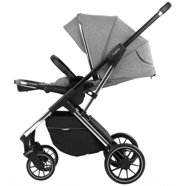 Kikka Boo Angele 3 in 1 Σύστημα Μεταφοράς έως 22kg (ΔΩΡΟ ΗΛΕΚΤ.ΘΗΛΑΣΤΡΟ ΑΞΙΑΣ 47€) με Αξεσουάρ Chrome Grey 31001010188