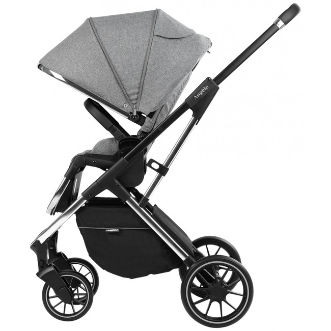 Kikka Boo Angele 3 in 1 Σύστημα Μεταφοράς έως 22kg (ΔΩΡΟ ΗΛΕΚΤ.ΘΗΛΑΣΤΡΟ ΑΞΙΑΣ 47€) με Αξεσουάρ Chrome Grey 31001010188