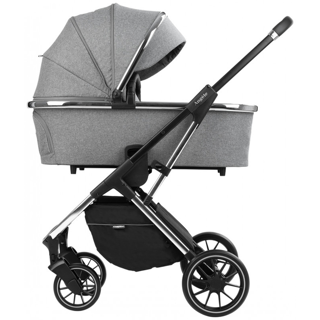 Kikka Boo Angele 3 in 1 Σύστημα Μεταφοράς έως 22kg (ΔΩΡΟ ΗΛΕΚΤ.ΘΗΛΑΣΤΡΟ ΑΞΙΑΣ 47€) με Αξεσουάρ Chrome Grey 31001010188