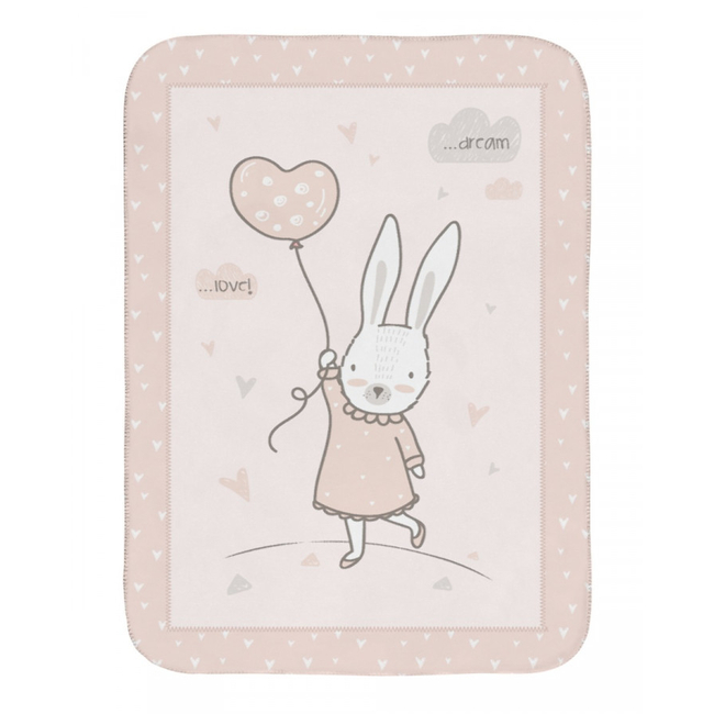 Kikka Boo Velour Blanket 110x140cm Rabbits in Love 31103020132