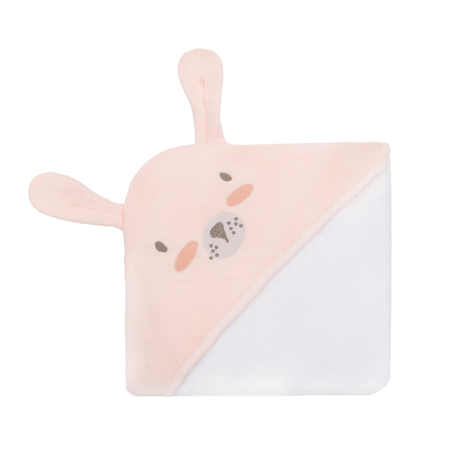 Kikka boo Baby Bath Towel 90x90 cm Rabbits in Love 31104010037
