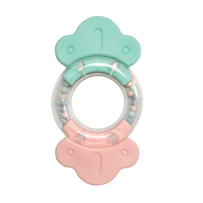 KIkka Boo Bonbon Rattle Teether - Pink (31303020039)