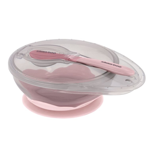 Kikka Boo Suction Bowl 250ml - Pink (31302040096)