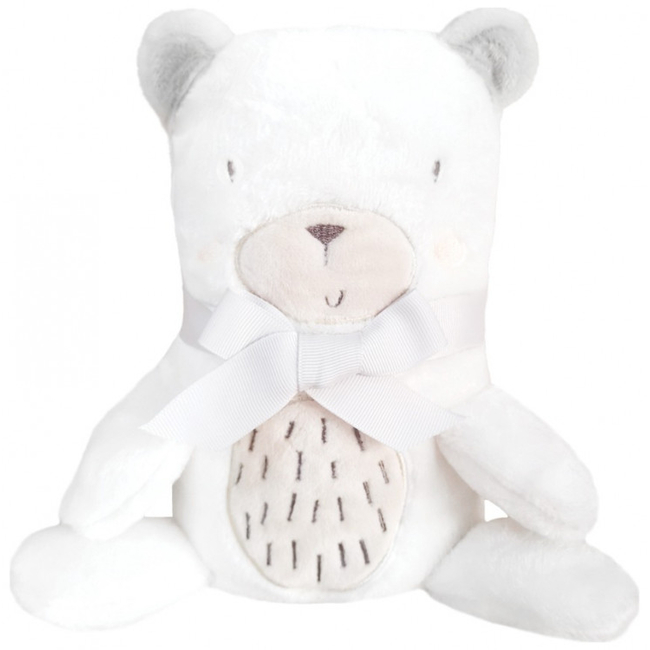 Kikka Boo Βρεφική Κουβέρτα Δώρου 75x100cm Με Κέντημα 3D My Teddy 31103020109