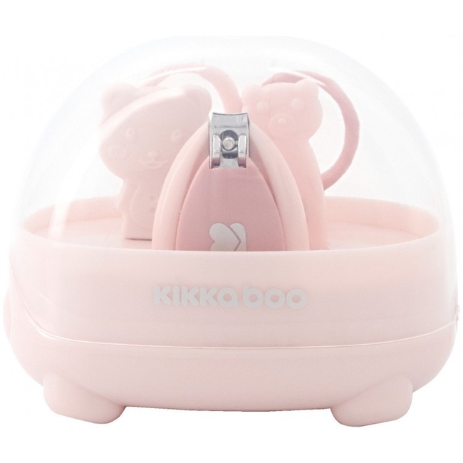 Kikka Boo Βρεφικό Σετ Περιποίησης Νυχιών 4τμχ - Bear Pink 31303040061