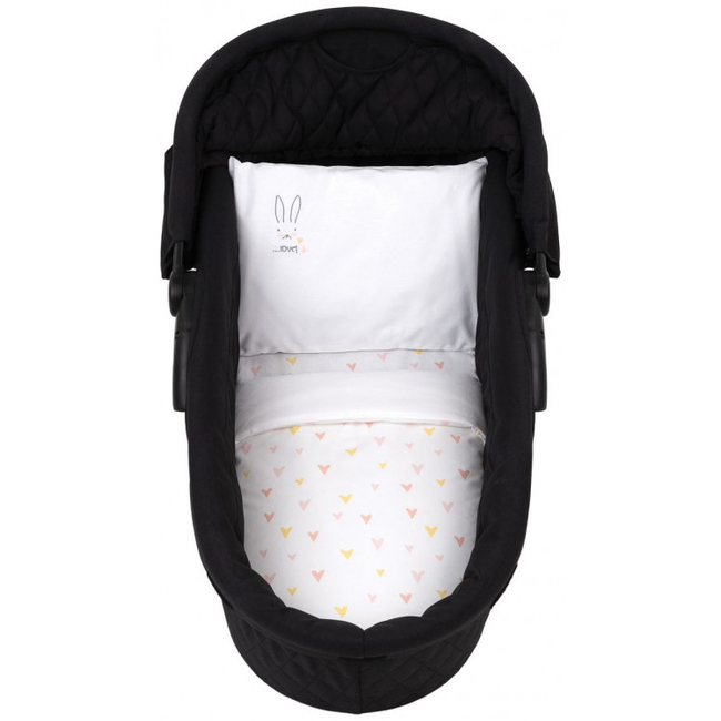Kikka Boo carry cot Bedding Set Rabbits in Love 41101060082