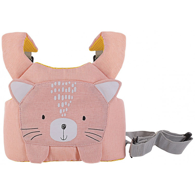 Kikka Boo Cat Walking harness Βοήθημα Στήριξης για τα Πρώτα Βήματα του Μωρού Pink 31108010035