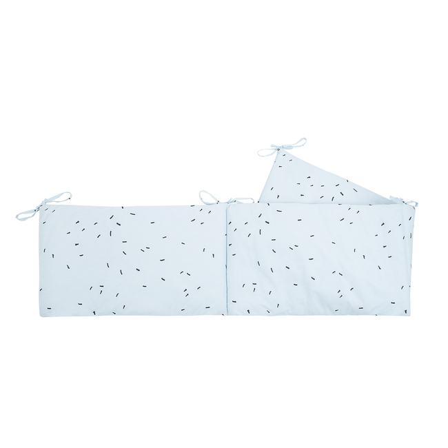 Kikka boo Cotton Bumper 35x210cm for Cot 70x140cm Bear with me Blue 41101080045