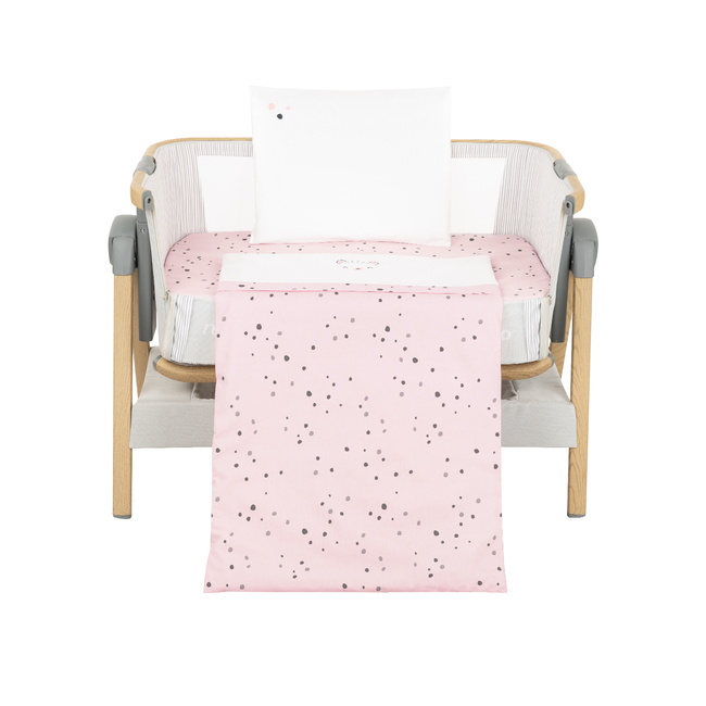 Kikka Boo Σετ Προίκας για Λίκνο 5 τμχ Bear with me Pink 41101050069